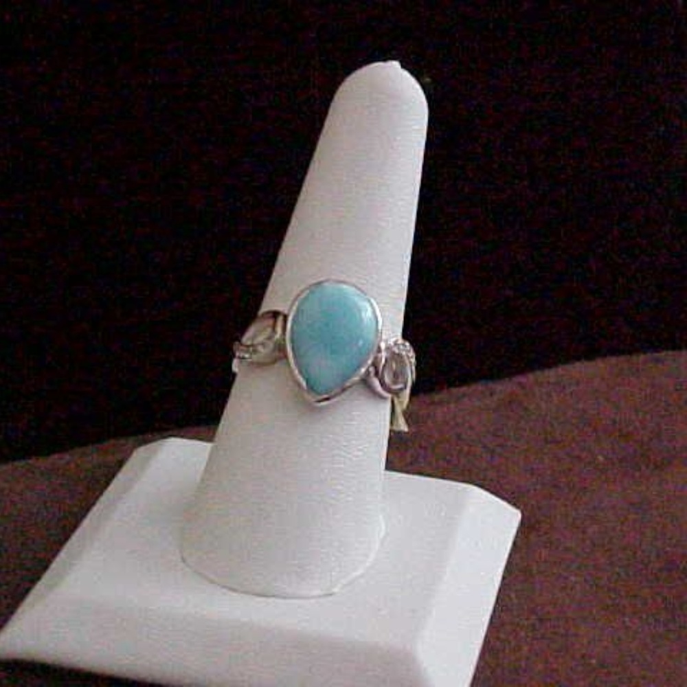 Marahlago Larimar Ring  Size 10